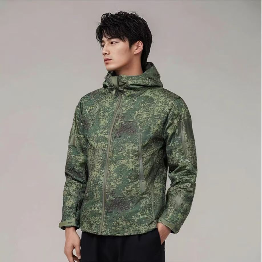 Outdoor Hunting Fleece - 5XL 6XL Russion Camouflage Tactical Uniform