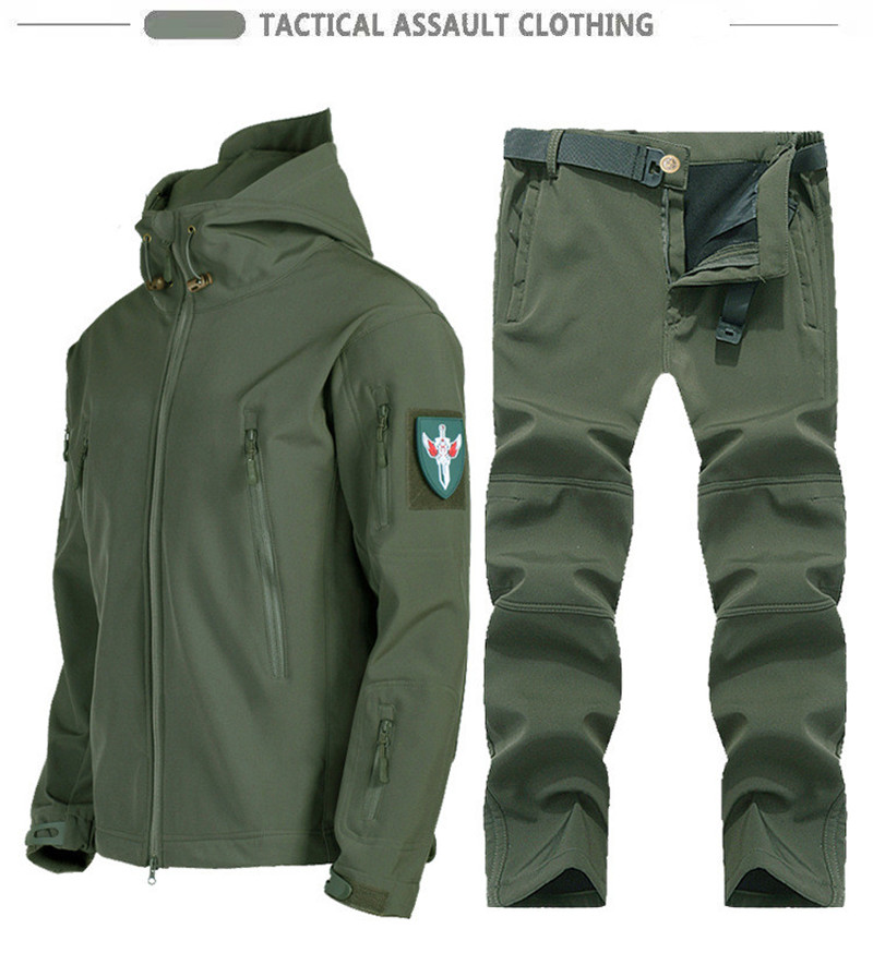 New Soft Shell Tactical Jacket - огляд і ціна Outdoor Hunting Fleece