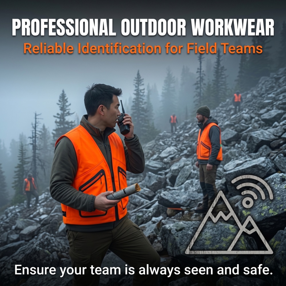 Men's Safety Vest for Hunting  - огляд і ціна Outdoor Hunting Fleece