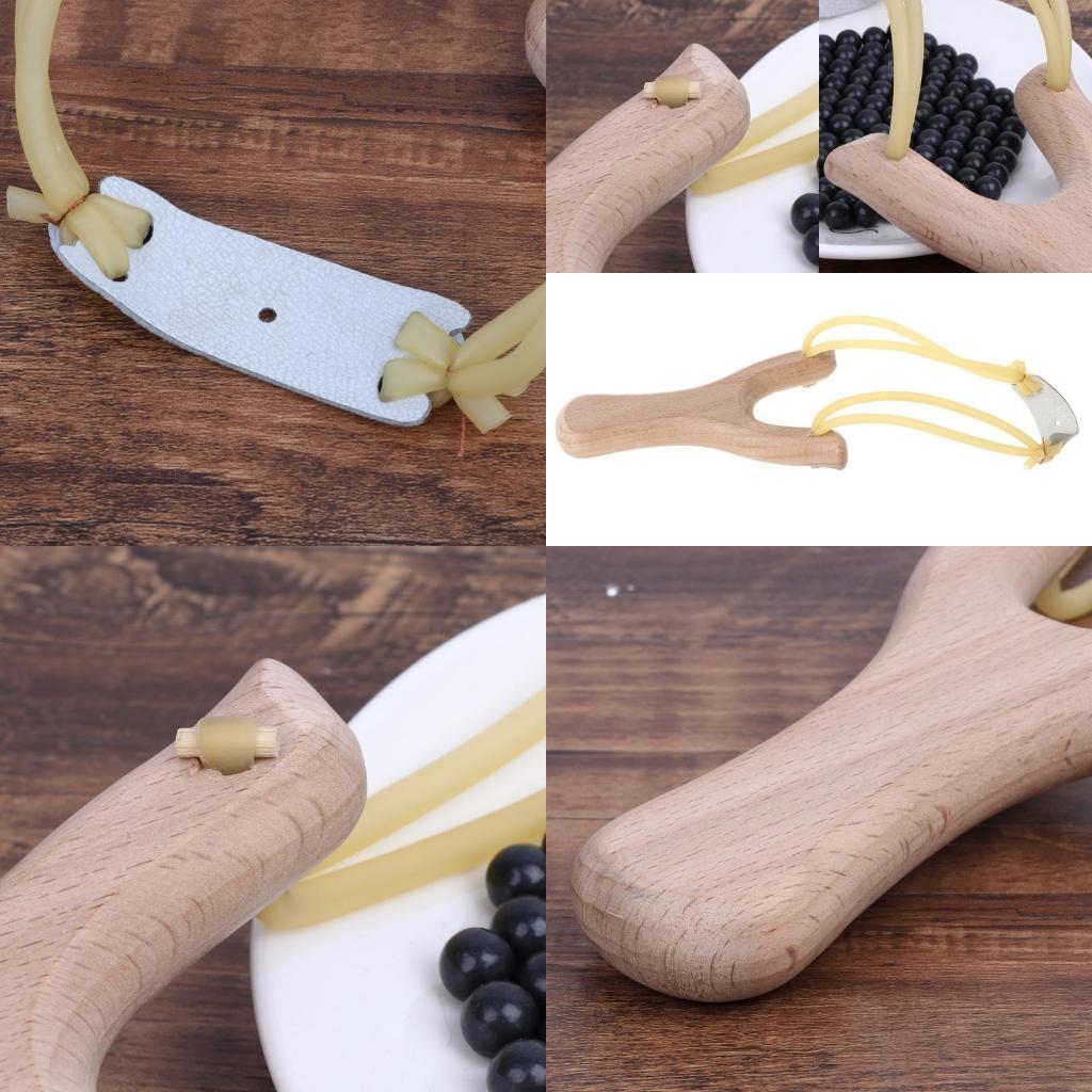 Natural Wooden With Rubber Ban - огляд і ціна Outdoor Hunting Launcher