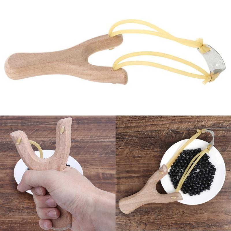 Natural Wooden With Rubber Ban - огляд і ціна Outdoor Hunting Launcher