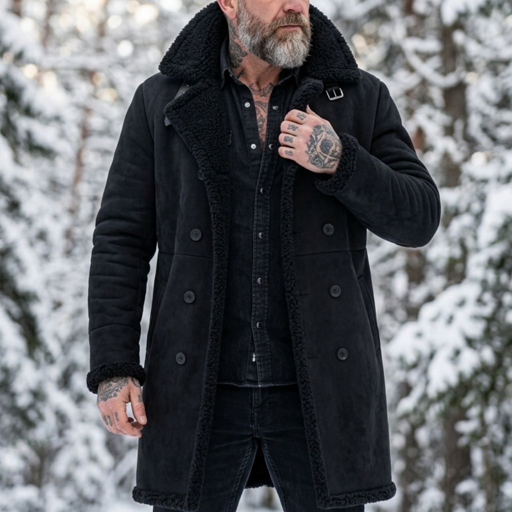 Men's Faux Suede Fur Lined Win - огляд і ціна Outdoor Hunting Fleece