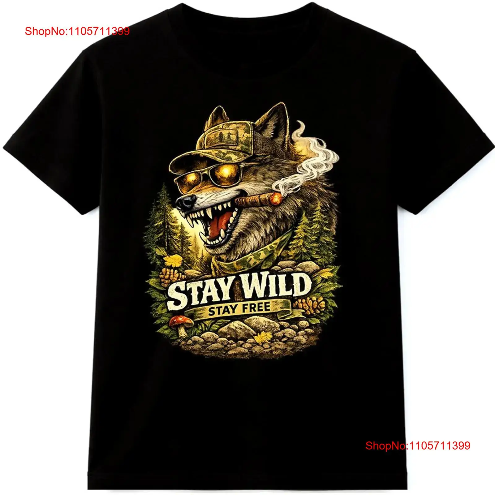 Wolf T Shirt Stay Wild Free Ou - огляд і ціна Wildman Hunting & Outdoor Polokwane Photos