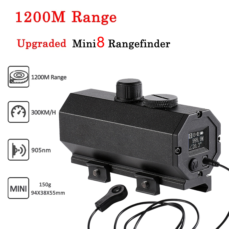 MINI8 Plug-in 1200m Ranging De - огляд і ціна Rangefinder Laser Hunting
